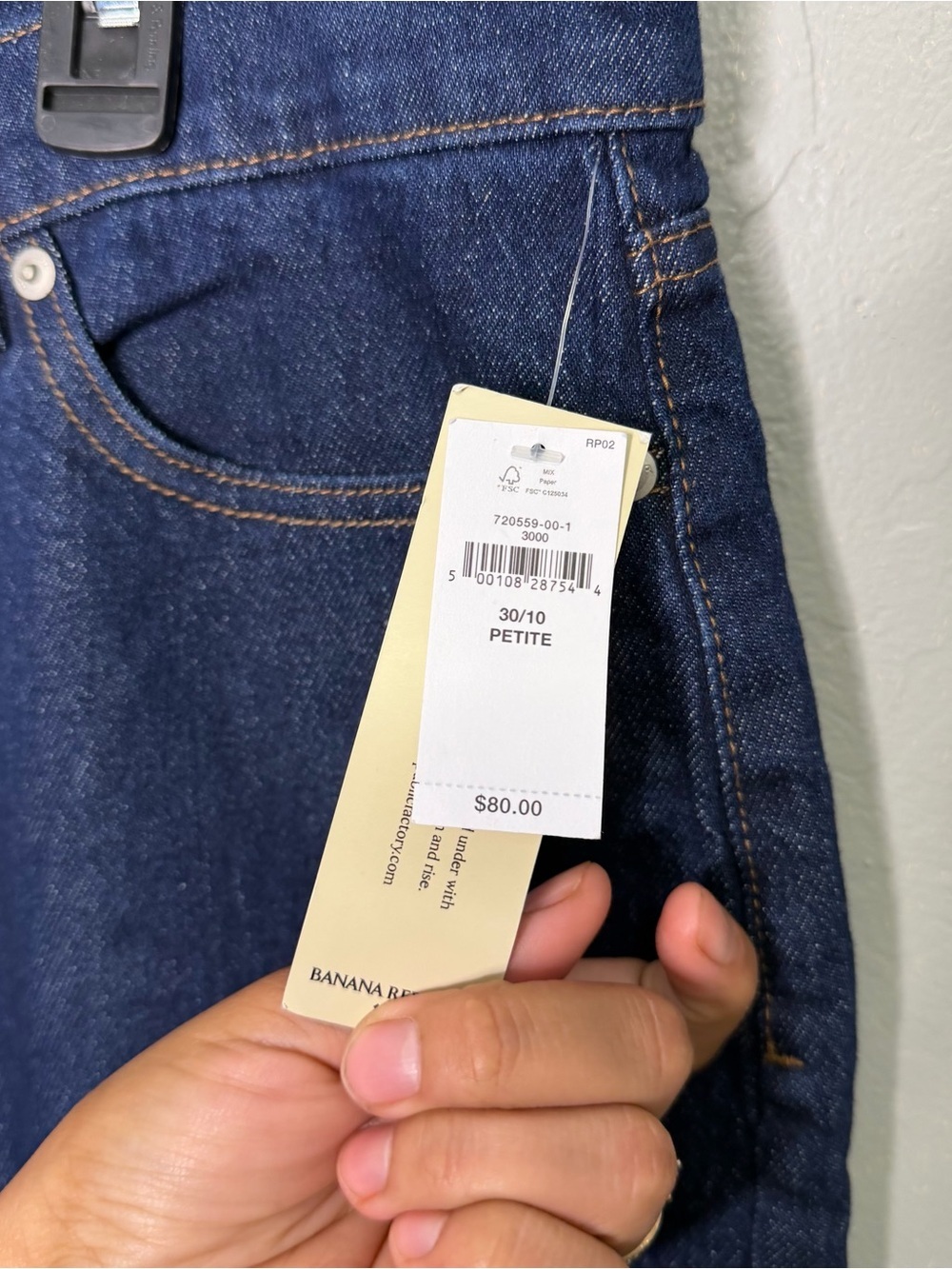 Banana Republic Women’s High Rise The Beau High Rise Dark Wash Skinny Jeans - Picture 7 of 8